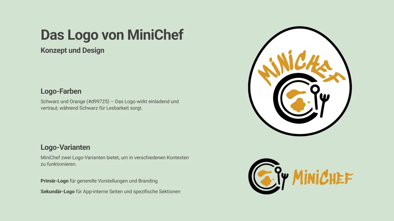 Presentation von kochen mit Kindern App Seite 3