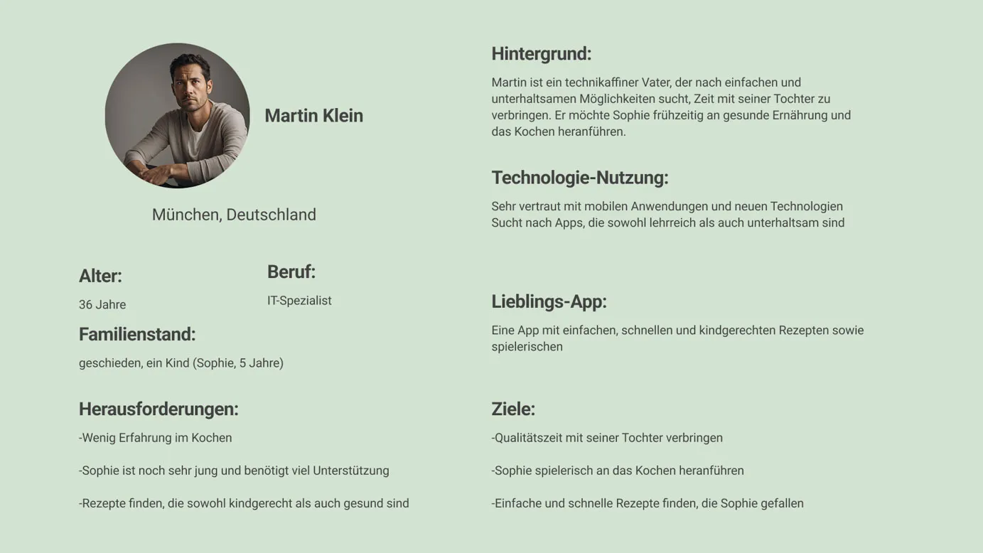 Presentation von kochen mit Kindern App Seite 8