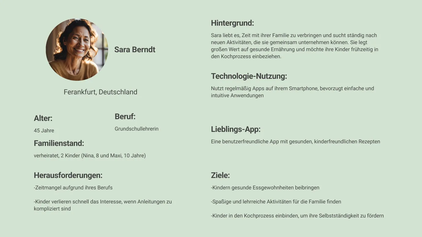 Presentation von kochen mit Kindern App Seite 9
