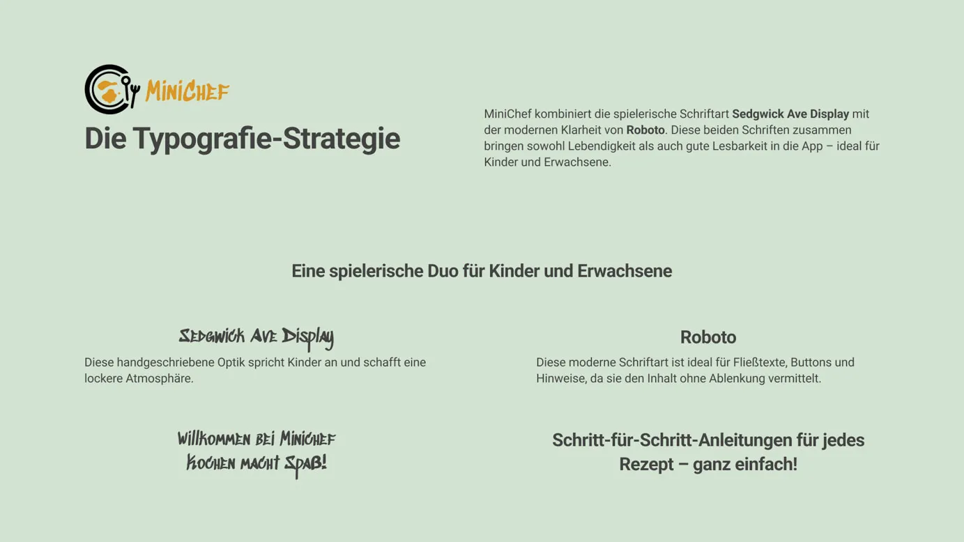 Presentation von kochen mit Kindern App Seite 16